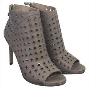 BCBG Womens Shoe Booties Heels MA-Lange Desert Sand Calf